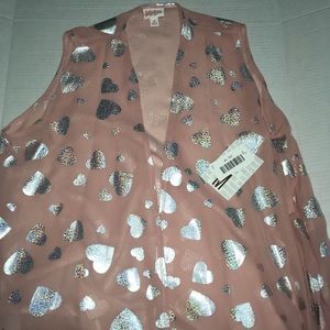 NWT medium Lularoe heart joy